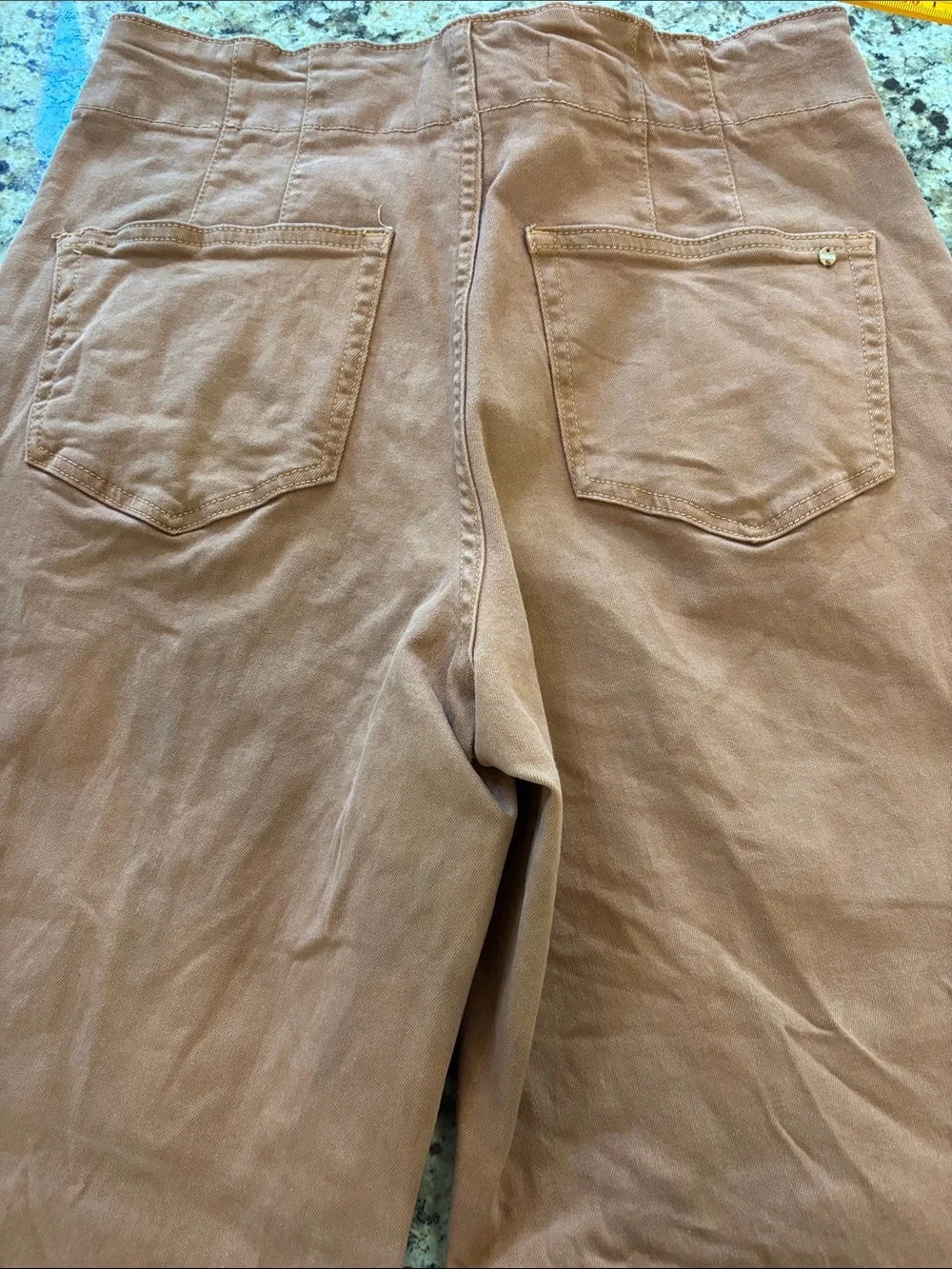 Mica High-Rise Women's Chinos in Warm Rust